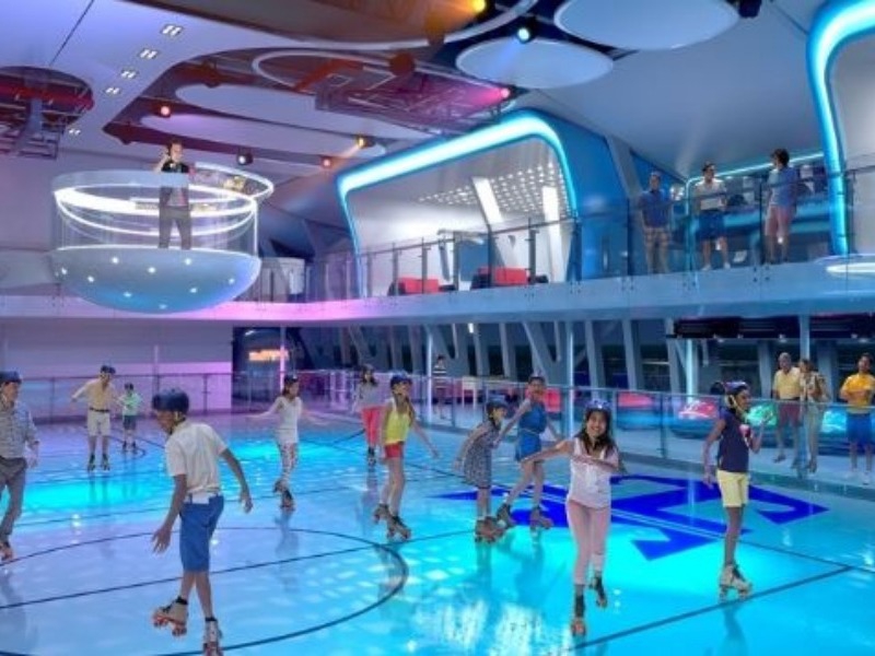 Croisière RCI Royal Caribbean Spectrum of the Seas Patinage à roulettes