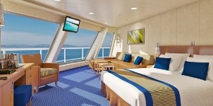 Crosière CCL Carnival Conquest vue mer grand panoramique