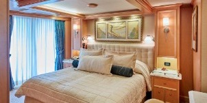 Cunard Cruise Line Croisière Queen Elizabeth Cabine grande suite