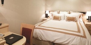 Cunard Cruise Line Croisière Queen Elizabeth Cabine intérieure occupation simple