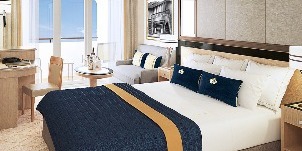 Cunard Cruise Line Croisière Queen mary 2 cabine Britannia avec balcon abrité