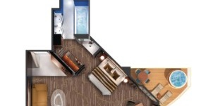 Haven suite deluxe du propriétaire avec grand balcon