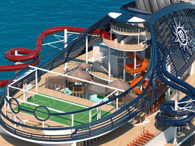 MSC croisières Seaside Parc aquatique