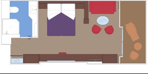 msc cruises msc seaside yacht club suite de luxe plan