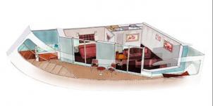 msc croisières Meraviglia grand balcon suite