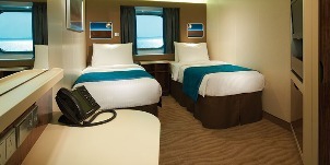 Norwegian Croisière Getaway Chambre vue mer avec grande fenêtre panoramique