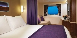 Norwegian Croisière Getaway Vue mer familiale avec grande fenêtre panoramique chambre