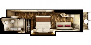 ncl norwegian escape mini suite plan