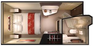 ncl norwegian getaway cabine interieure plan