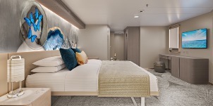 NCL Norwegian Prima Suite Club Avec Balcon Orienté Vers L'avant Avec Balcon Coin