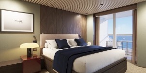 NCL Norwegian Prima Suite du Propriétaire The Haven Avec Chambre Principale et Grand Balcon