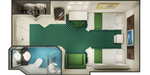 ncl norwegian spirit cabine interieure plan