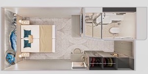 NCL Norwegian Viva Intérieure Familiale Plan