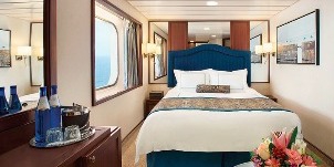 Oceania Cruise Line Croisière Insignia cabine vue mer obstruée