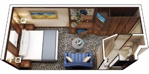 Oceania Cruise Line Croisière Nautica cabine intérieure