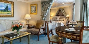 Oceania Cruise Line Croisière Nautica cabine suite Vista