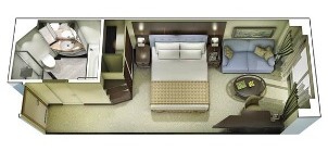 Oceania Cruise Line Croisière Riviera De luxe avec vue mer plan