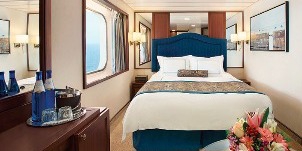 Oceania Cruise Line Croisière Sirena cabine vue mer obstruée