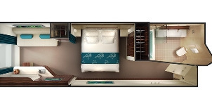 ncl norwegian cruise line breakaway vue mer familiale avec grande baie vitrée plan